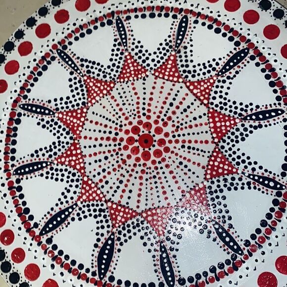 Deb Peters Hand Painted Lazy Susan! - Picture 4 of 6